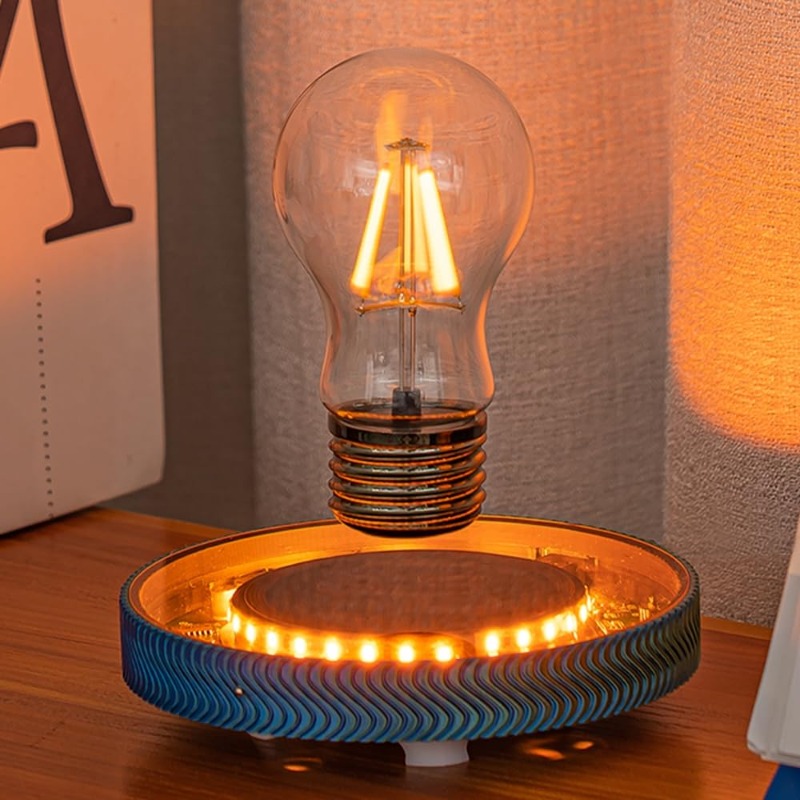 Office Technician - Schwebende Kabellose LED-Glühbirne Schreibtischlampe für Einzigartige