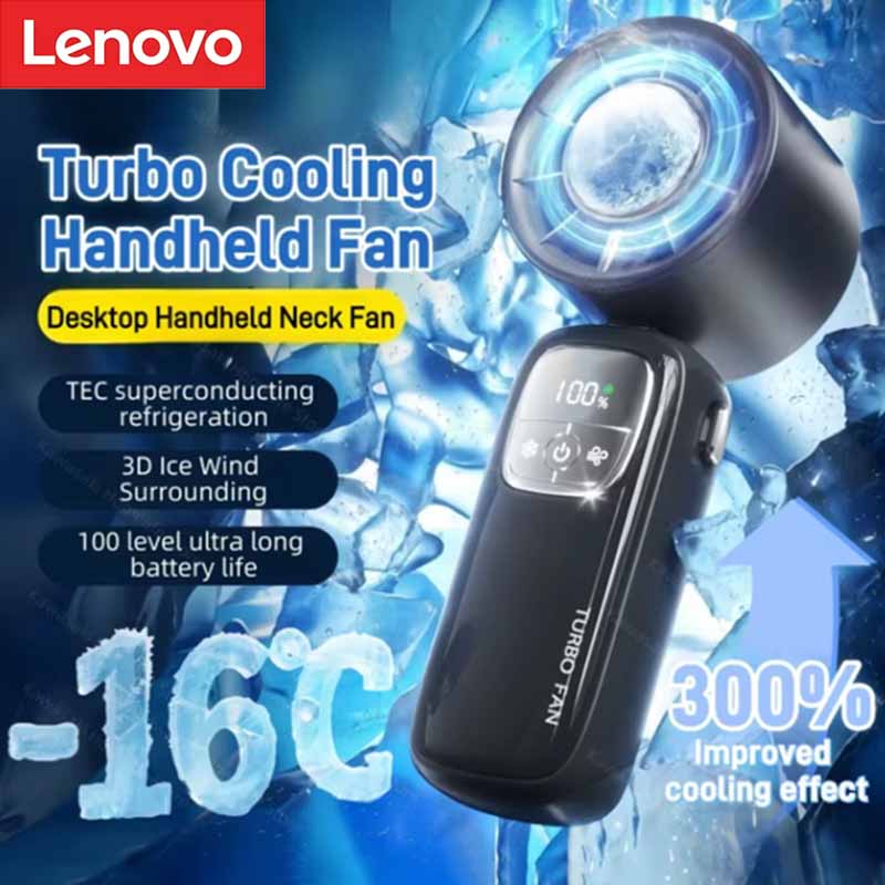 Office Tech For Home - Lenovo 30000RPM tragbarer elektrischer Turbo-Ventilator, tragbarer