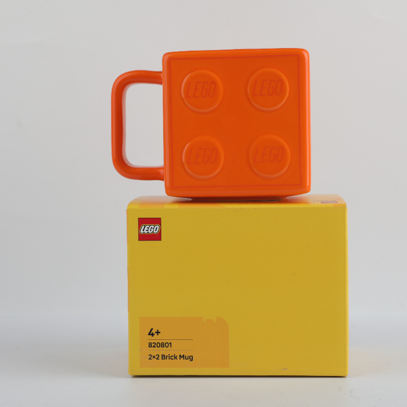 Office Technician - 320ml Keramikbecher 2x2 Roter LEGO-Baustein, Kreative