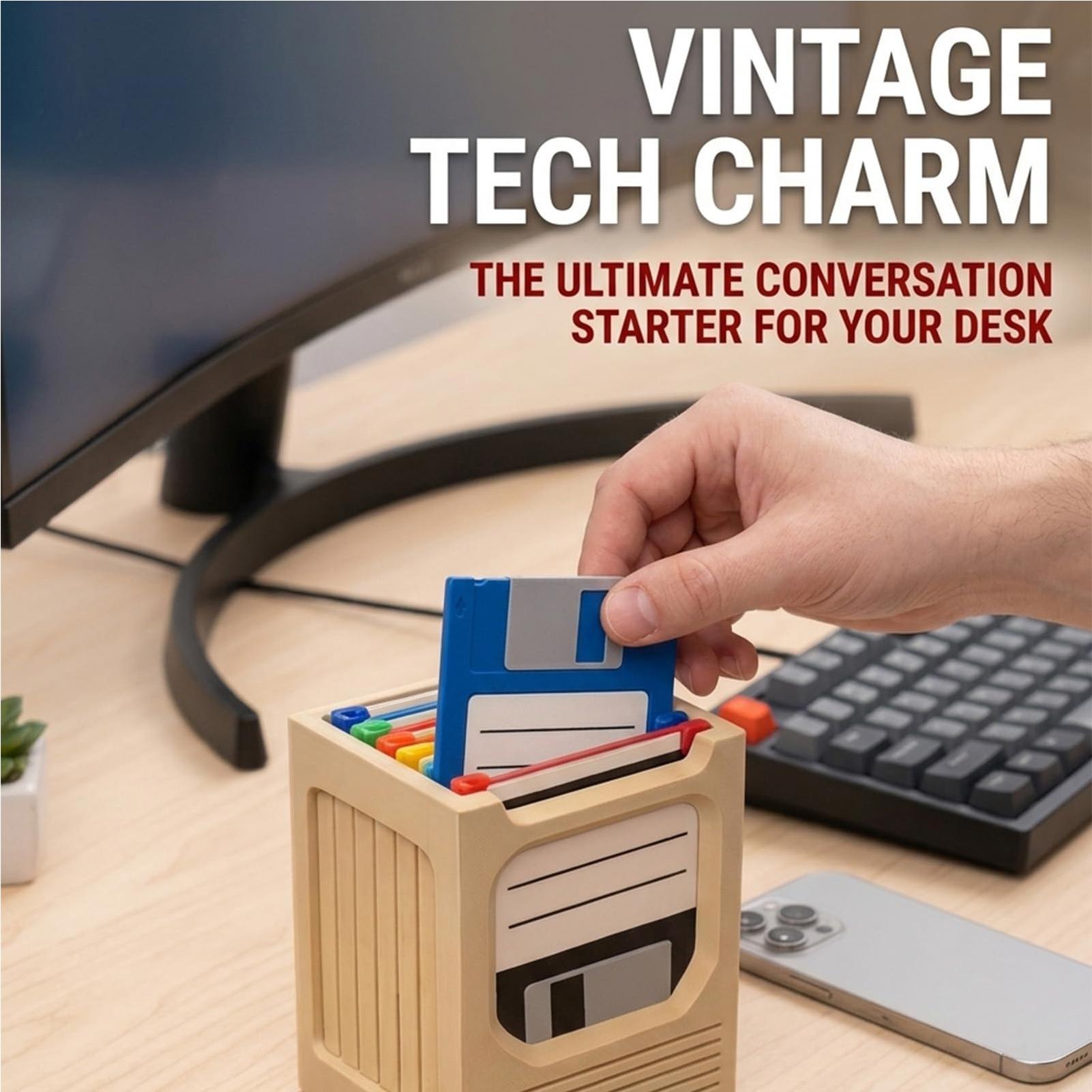 Retro Tech Untersetzer-Halter- – Office Tech For Home Bewertung und Preis
